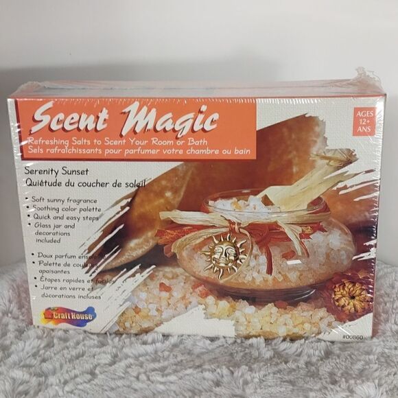 NIB Craft House Scent Magic Serenity Sunset Bath Salt Kit - Picture 4 of 4